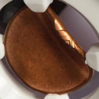 NGC MS63RD Lincoln Edge Strike Cent Mint Error Extraordinary Rare - Image 1 of 4