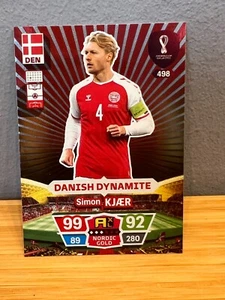 Simon Kjaer #498 Panini Adrenalyn Copa Mundial de la FIFA Qatar 2022 oro nórdico - Imagen 1 de 2