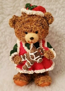 5" K's Collection Weihnachten Santa Mädchen Bär Figur - Bild 1 von 6