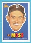 1953 St. Louis Browns # 2 Les Moss Baseball Card -- Box 126