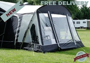 Campervan Driveaway Awning Leisurewize Mercury 350 180-210 Charcoal *Free P&P* - Picture 1 of 6