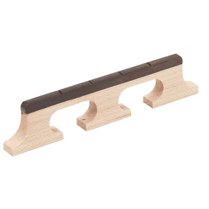 4 String Banjo Bridge Rosewood Decorative Robust Wooden 3 Leg Banjo Bridge R - Picture 1 of 22