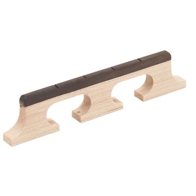 4 String Banjo Bridge Rosewood Decorative Robust Wooden 3 Leg Banjo Bridge R - Image 1 of 4