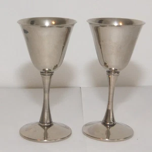 Vintage Paar versilberte Likörkelche - Made in Italy - Bild 1 von 8