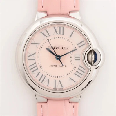 Cartier Ballon Bleu WSBB0031 SS SS & Leather AT Pink-Face - Image 1 of 4