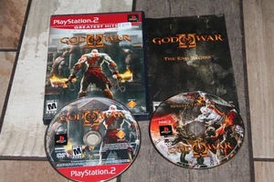 God of War II Sony PlayStation 2 2007 PS2 Juego de 2 discos completo PROBADO FUNCIONA - Imagen 1 de 4