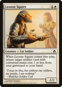 LEONIN SQUIRE - Fifth Dawn – MTG Magic the Gathering Card - Common - Picture 1 of 5