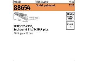 SPAX Bit R 88654 T-Star Plus SW 1/4x25 T 10 Stahl gehärtet - Bild 1 von 1