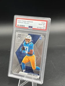 2020 Panini Mosaic Joshua Kelley (RC), #234, Rookie Mosaic PSA 10 - Bild 1 von 3