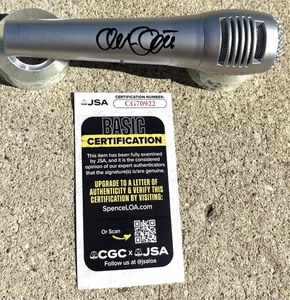 FOUNTAINS OF WAYNE Band SIGNED Microphone JSA COA - Picture 1 of 3