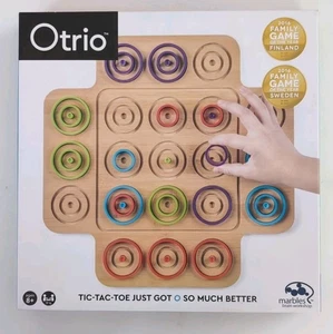 Otrio Deluxe - Juego de Estrategia Tablero de Madera Completo Usado en Excelente Condición Canicas Brain Workshop - Imagen 1 de 9