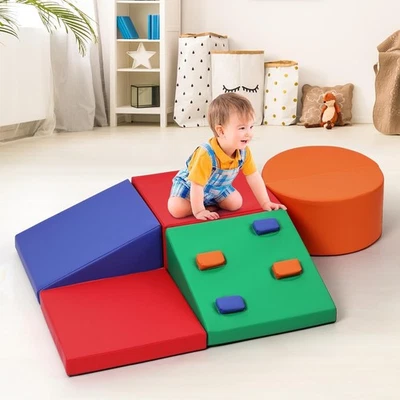 Foam Climbing Blocks for Toddlers Soft Indoor Play Gym Set for Climbing&Crawling - image 1 of 4