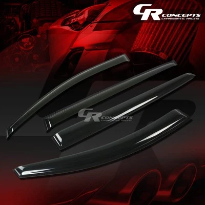 VISERA/DEFLECTOR DE VIENTO VENTANA TINTE HUMO VENTILACIÓN CORTINA DE LLUVIA PARA 11-14 SL SX/EX Foto 1 de 4