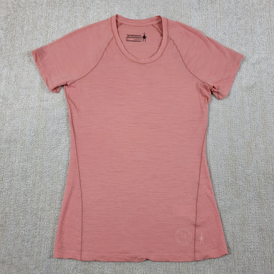 Smartwool Merino 150 Round Neck Top Tee Womens Size XS Red Short Sleeve - Image 1 of 4