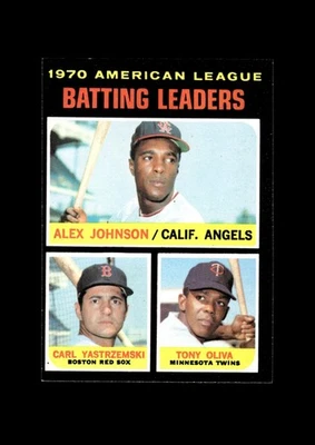 Topps Set-Break #61 1971 Líderes de bateo de la Liga Americana como nuevo *GMCARDS* Foto 1 de 2