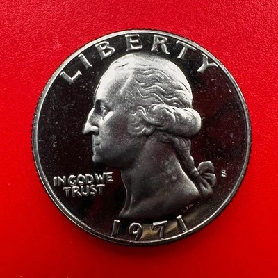 1971 S WASHINGTON QUARTER PROOF - Image 1 of 2