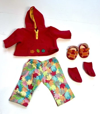 American Girl Bitty Baby Fall Leaf Set Outfit Doll Clothes - Image 1 of 3