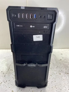 Black Ultra ATX Computer PC Case - Picture 1 of 4