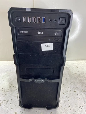 Black Ultra ATX Computer PC Case - Image 1 of 4