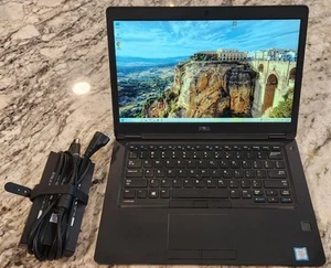Dell Latitude 5480 14"  i7-7820HQ 12GB 256GB SSD NVIDIA GeForce 930MX Win 11 Pro - Picture 1 of 12