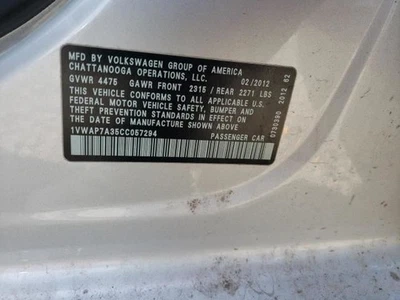 2012 Volkswagen Passat Windshield Wiper Motor OEM FWD 2.50L 122K Miles - Image 1 of 4