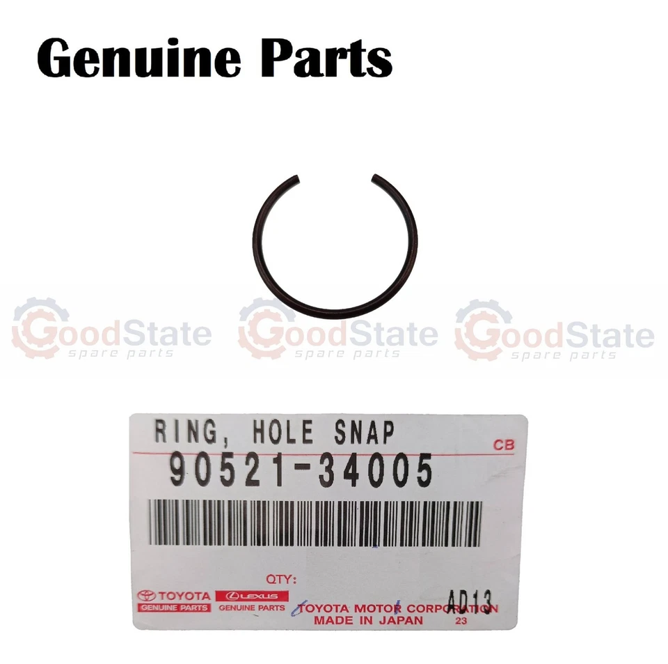 Genuine LandCruiser 105 80 Series HZJ FZJ HDJ FJ Front Axle Shaft Ring Hole Snap - Image 1 of 1