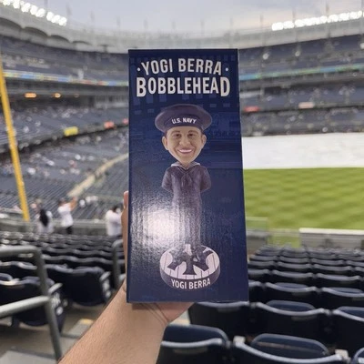 2025 NEW YORK YANKEES YOGI BERRA US NAVY BOBBLEHEAD SGA 6/6/25 - IN HAND
