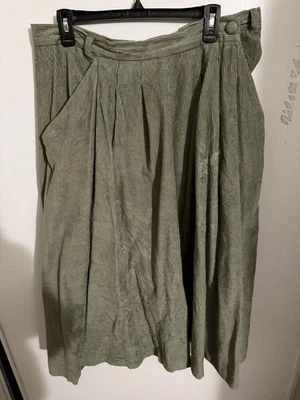 Voriagh Corduroy Mint Green Skirt - Size xl - Image 1 of 3
