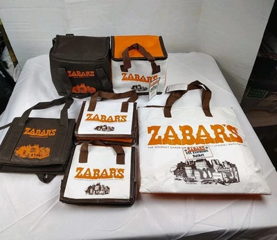 Zabar's Bolsa Aislada Almuerzo Refrigerador Bolso Lote 15"x14" 8"x8"x5" Cremallera Foto 1 de 4