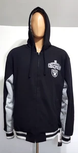 Raiders Full Zip Hooded 3X Super Bowl Champions Jacket Cotton Blend 2X-Large - Picture 1 of 11