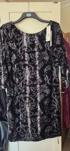 Roman Velvet Dress Size 20 - Picture 1 of 3