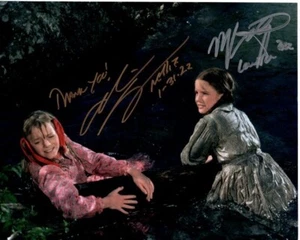 ALISON ARNGRIM and MELISSA GILBERT Signed 8x10 LHOTP Photo w/ Hologram COA - Picture 1 of 2