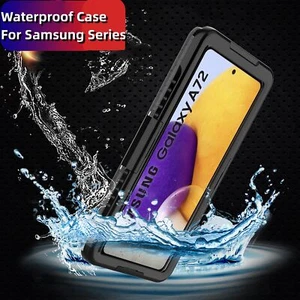 Custodia antiurto impermeabile 360° per Samsung Galaxy S23 S24 S22 A52 A72 A32 - Foto 1 di 13