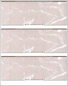 50 Blank Check Stock Paper - 3 Per Page Business Computer Check - Brown Marble - Picture 1 of 6