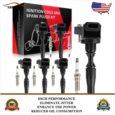 Bobinas de encendido y bujías para Cadillac CT5 2020-2021 para CT6 2016-2018 3,0 L Foto 1 de 4