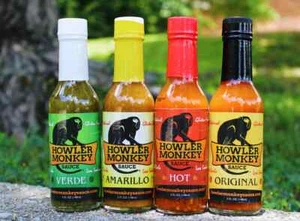 Howler Monkey Hot Sauce - 5 Unzen - Original/Amarillo/Hot/Verde - Bild 1 von 1