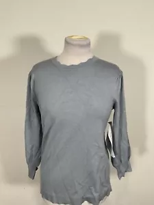 Adrianna Papell Women’s Gray Color Long Sleeve Top Size M - Picture 1 of 8