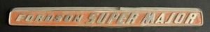 Fordson Super Major Traktor Landwirtschaft Landwirtschaft Motorhaube Abzeichen Emblem Abzeichen - Bild 1 von 10