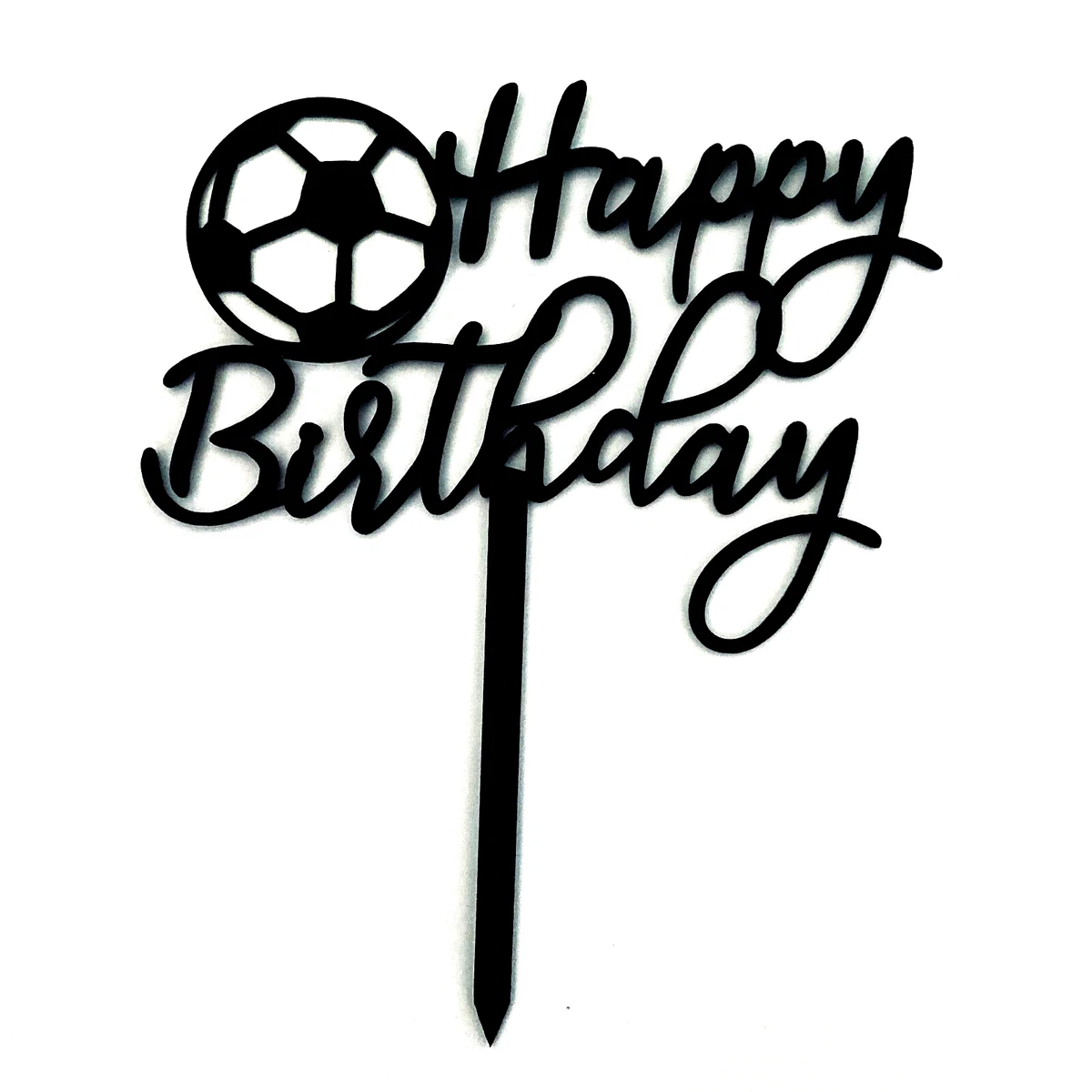 Tortenaufsatz Zum 8. Geburtstag – Fußballspieler, Aus Karton, Für Kuchen 15-30 Cm