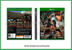 CUSTM REPLACEMENT CASE Dragon's Dogma XBOX NO DISC SEE DESCRIPTION - Picture 1 of 2