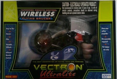 Vectron Ultralite Infrared Remote Control Wireless  Flying Saucer Toy New Sealed - Image 1 of 4