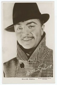 Movie Actor William Powell Vintage RPPC Real Photo Milton Postcard - Picture 1 of 2