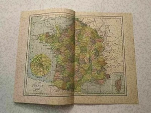 KP123) Mapa Francia Ardenas Lozere Saboya Costa de Oro París Dijon Somme 1885 - Imagen 1 de 1