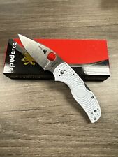 Spyderco Native 5 White Rare GP Knives Collector Club #004 C41PWH5