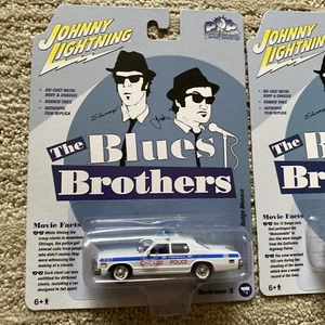 CHICAGO POLICE 1974 Dodge Monaco BLUES BROTHERS 1/64 Johnny Lightning Clean One - Picture 1 of 10