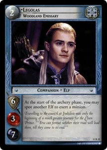 LOTR TCG Shadows Legolas, Woodland Emissary 11R22 - Picture 1 of 1