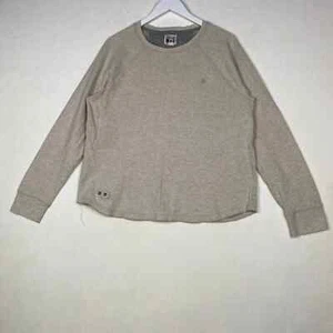 Converse One Star Men's Size L Beige Long Sleeve Crewneck Pullover Sweater - Picture 1 of 8