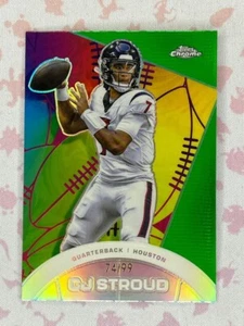 2023 Topps Composite CJ Stroud All-Etch Green Refractor 74/99 - Bild 1 von 2