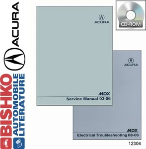 CD manual Acura MDX 2003 2005 2006 servicio de reparación manual - Imagen 1 de 1