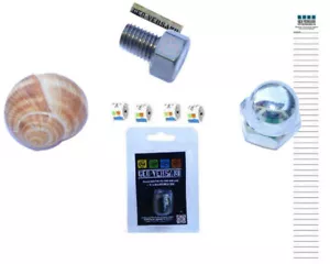 Geocaching Versteck Set 4 tlg Hutmutter Schraube Schnecke magnetisch Nano Stadt - Bild 1 von 3